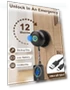 Thumbnail Fingerprint Smart Lock Biometric Door Knob — Smart Home Security, Tinewa