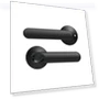Thumbnail Smart Door Lock with Fingerprint, APP Control, and Key — Keyless Entry, Kadonio