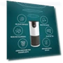 Thumbnail 2-in-1 Cool Mist Humidifier & Air Purifier — Air Moisturizers, Homedics
