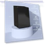 Thumbnail Mini Fridge with Freezer — Mini Fridges, HOMCOM