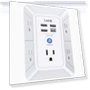 Thumbnail Outlet Extender Multi Plug with USB Charging Ports — Power Solutions & Surge Protection, Lvetek