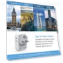 Thumbnail Travel Plug Adapter with 4 Outlets and 3 USB Ports — Charging Solutions, TESSAN