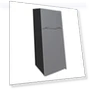 Thumbnail Apartment Refrigerator Freestanding Dual Door Design Fridge with Top Freezer — Mini Fridges, West Bend