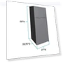Thumbnail Apartment Refrigerator Freestanding Dual Door Design Fridge with Top Freezer — Mini Fridges, West Bend