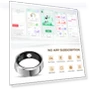 Thumbnail Smart Ring for Wellness & Fitness Tracking — Smart Rings, Hugrow