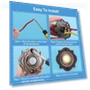 Thumbnail Wired Lighted Up LED Doorbell Button — Push Buttons, RANERVZ