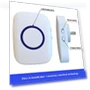 Thumbnail Wireless Doorbell with 1,000ft Range and 52 Chimes — Kits, MEISENKAI
