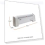 Thumbnail Baseboard Space Heater with Adjustable Thermostat — Portable Heating Solutions, EZ-HEAT