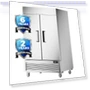 Thumbnail Commercial Freezer with 2 Door, Stainless Steel Reach-in Freezer Upright — Commercial Freezers, Coolski