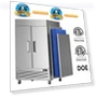 Thumbnail Commercial Freezer with 2 Door, Stainless Steel Reach-in Freezer Upright — Commercial Freezers, Coolski