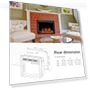 Thumbnail Electric Fireplace Insert — Timers, R.W.FLAME
