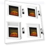 Thumbnail Freestanding Electric Fireplace Stove Space Heater with Realistic Flame — Tabletop Fireplaces, Bonnlo