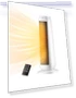 Thumbnail Oscillating Ceramic Tower Space Heater — Portable Heating Solutions, PELONIS