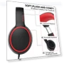 Thumbnail Over-Ear Headphones with Microphone — In-Ear Headphones, RORSOU
