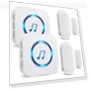 Wireless Door Chime with Contact Sensor Alarm — Chimes, SanJie