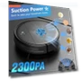 Thumbnail 2 in 1 Robotic Vacuum Cleaner with Schedule, App/Voice — Smart Cleaning Robots, MAMNV