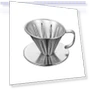 Thumbnail Double-layer Stainless Steel Pour-over Coffee Filter — Permanent