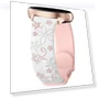 Thumbnail Two Color Bauhinia Embossed Silicone Watch Band — Bands
