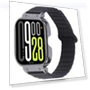 Thumbnail Metal Black Frame Integrated I-shaped Magnetic Silicone Watch Band — Bands, Redmi