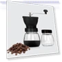 Thumbnail Portable Conical Burr Mill Manual Spice Herbs Hand Grinding Machine Coffee Bean Grinder with Seal Pot — Electric Blade Coffee Grinders