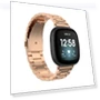 Thumbnail Beads Stainless Steel Watch Band — Bands, Fitbit