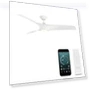 Thumbnail Smart Indoor and Outdoor Ceiling Fan with LED Light Kit — Ceiling Fan Wall Controls, Modern Forms