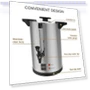 Thumbnail Commercial Grade Stainless Steel Coffee Urn — Urns, Valgus