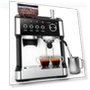 Thumbnail Espresso Machine with Grinder and Milk Frother — Semi-Automatic Espresso Machines, COWSAR