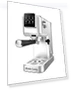 Thumbnail Touch Screen Espresso Maker with Steam Milk Frother — Coffee & Espresso Combos, URintells Cuising