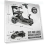 Thumbnail Ultra Lightweight Electric Powered Folding 4 Wheel Mobility Scooter — Mobility Scooters, ZiiROBOT