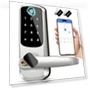 Thumbnail Smart Door Lock with Handle — Smart Home Security, MSR X6