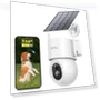 Thumbnail Solar Powered Outdoor Security Camera — Motion Sensors, AOSU