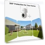 Thumbnail Solar Powered Outdoor Security Camera — Motion Sensors, AOSU