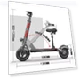 Thumbnail 10 inch off-road adult foldable electric scooter with seat — Push Scooters