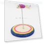 Thumbnail Color Sisal Spring Round Seat Cat Claw Plate — Scratching Posts