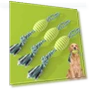 Thumbnail Knot Pet Bite Resistant Teeth Cleaning Toy — Ropes