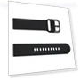 Thumbnail Color Buckle Silicone Watch Band — Bands