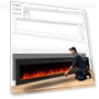Thumbnail Electric Fireplace Insert — Electric Heating Solutions, CharaVector