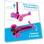 Thumbnail Kids Mini Kick Scooter with Light-Up Wheels — Balance Bikes, Best Choice Products