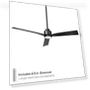 Thumbnail Smart Home Ceiling Fan with LED Light Kit — Ceiling Fan Wall Controls, WAC Lighting