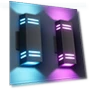 Thumbnail Smart Outdoor Wall Lights RGB — Garden Illumination, KIZON