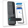 Thumbnail Fingerprint Smart Door Lock and Handle — Smart Home Security, Nyboer