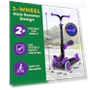 Thumbnail Foldable Seat Kids Scooter with LED Wheel Lights — Push Scooters, Lifemaster