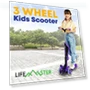Thumbnail Foldable Seat Kids Scooter with LED Wheel Lights — Push Scooters, Lifemaster