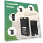 Thumbnail Rechargeable Lithium Battery Pack - 2 Pack — Batteries, ROYEUEU