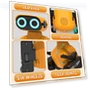 Thumbnail Remote Control Robot Toy with LED Eyes & Flexible Arms — Interactive Figures & Robots, KaeKid