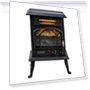 Thumbnail Electric Fireplace Space Heater with Flame Effect — Portable Heating Solutions, EZ-HEAT