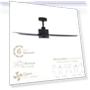 Thumbnail Smart Indoor and Outdoor Ceiling Fan with LED Light Kit — Ceiling Fan Wall Controls, East Grove Home
