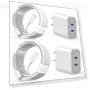 Thumbnail Dual USB C Charger Block with Lightning Cable — Lightning, Shenzhen Jiaxingyuan Technology Co., Ltd.