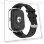 Thumbnail Silver Metal Connector Silicone Watch Band — Bands, Xiaomi